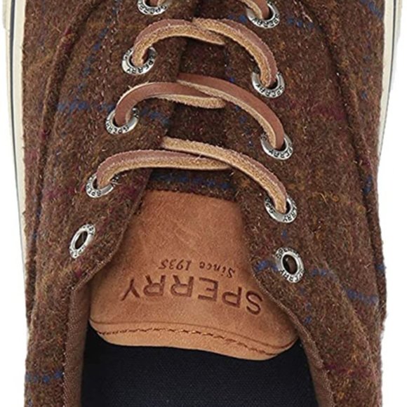 Sperry Mens Casual Shoes Striper II CVO Plaid Low Top Sneaker - Picture 3 of 6